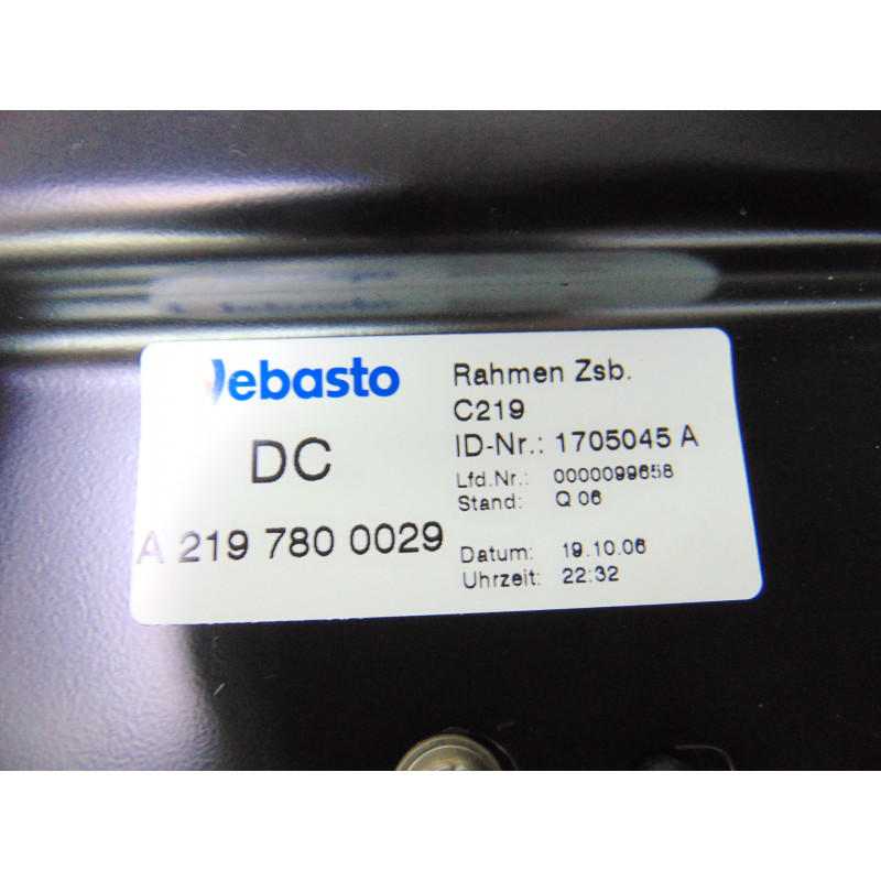 A2197800029  TECHO ELECTRICO MERCEDES-BENZ CLS (BM 219) 350 CGI (219.357) 2006 A2197800029 192034 MERCEDES-BENZ - 10