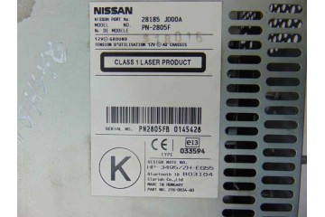 28185JD00A SISTEMA AUDIO / RADIO CD NISSAN QASHQAI (J10) Acenta 2008 28185JD00A 177181 NISSAN - 6