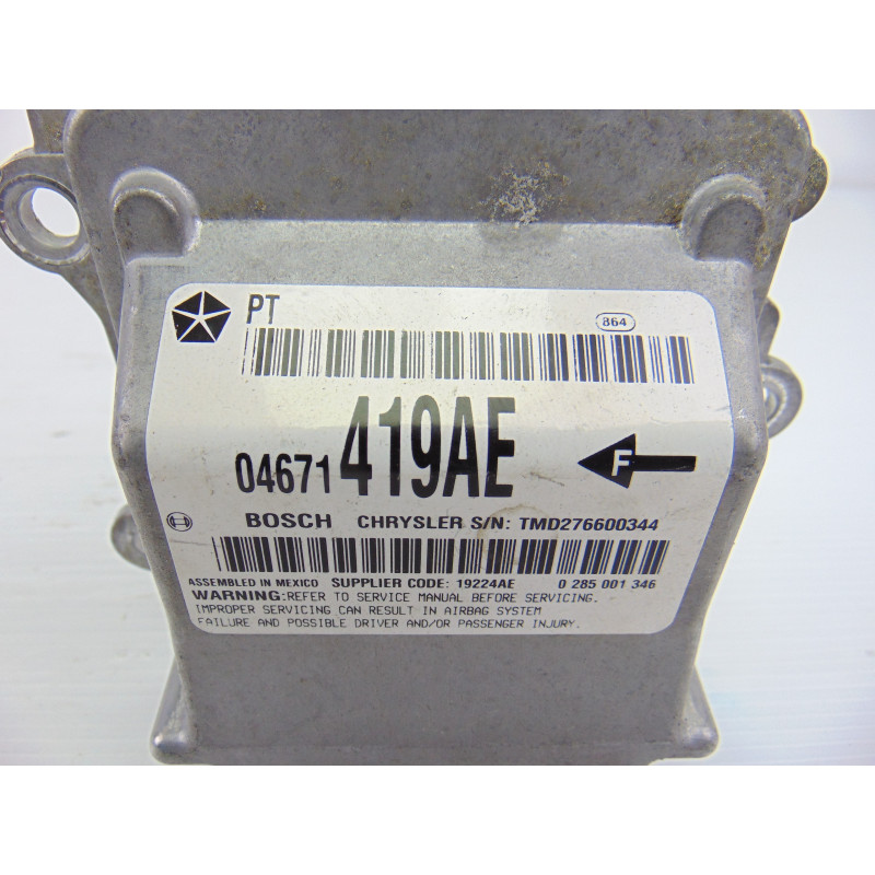 04671419AE CENTRALITA AIRBAG CHRYSLER PT CRUISER 2.0 Classic 2001 04671419AE 191808 CHRYSLER - 2
