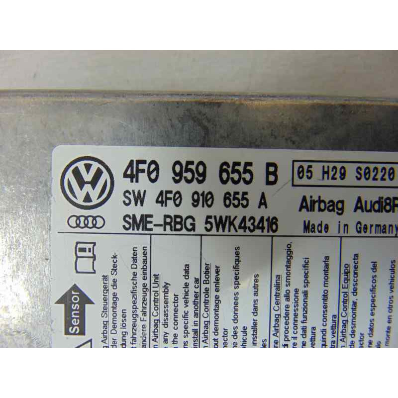 4F0959655B CENTRALITA AIRBAG AUDI A6 BERLINA (4F2) 2.7 TDI 4F0959655B 184501 AUDI - 4