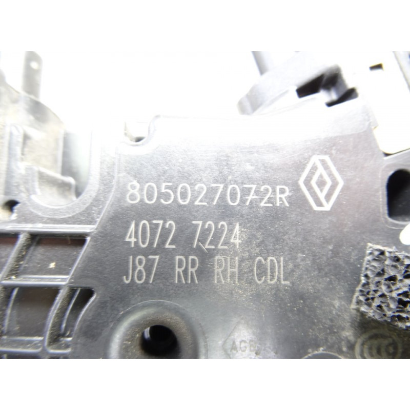 805027072R  CERRADURA PUERTA TRASERA DERECHA RENAULT CAPTUR I Adventure 2016 805027072R 215689 RENAULT - 1
