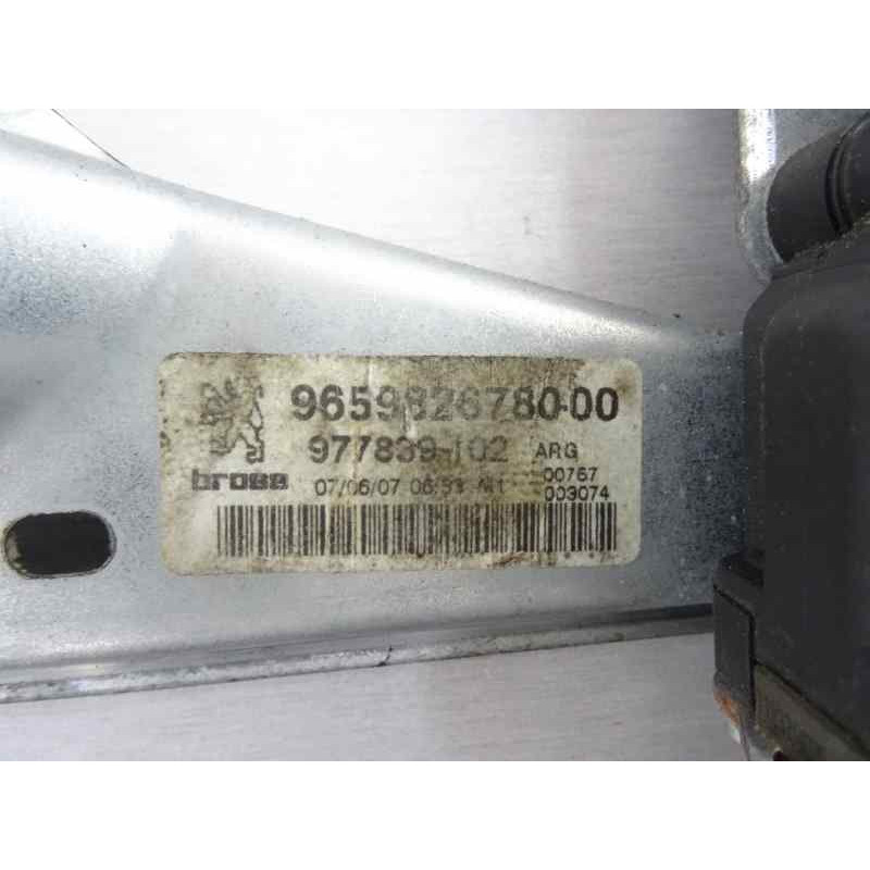 9659834880 ELEVALUNAS TRASERO IZQUIERDO PEUGEOT 308 Confort 2007 9659834880 160789 PEUGEOT - 1