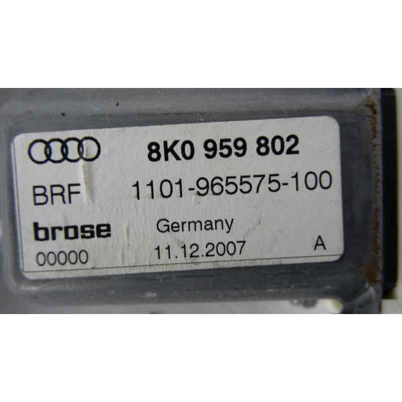 8K0959802 ELEVALUNAS DELANTERO DERECHO AUDI A4 BERLINA (8K2) Básico 2007 8K0959802 171351 AUDI - 1