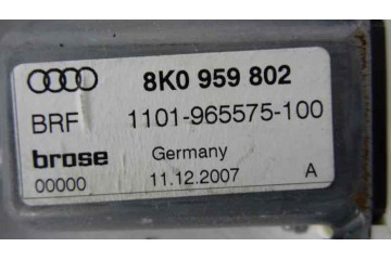 8K0959802 ELEVALUNAS DELANTERO DERECHO AUDI A4 BERLINA (8K2) Básico 2007 8K0959802 171351 AUDI - 1