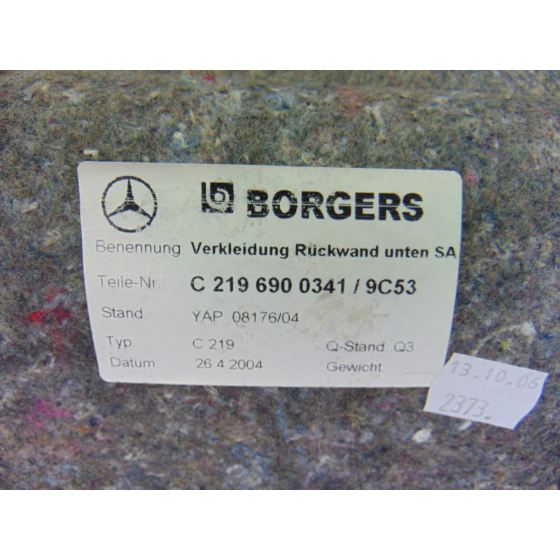 2196900341 GUARNECIDO PORTON TRASERO MERCEDES-BENZ CLS (BM 219)