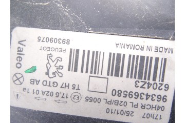  FARO IZQUIERDO PEUGEOT 307 (S1)(04.2001) XN 2002 215404 PEUGEOT - 1