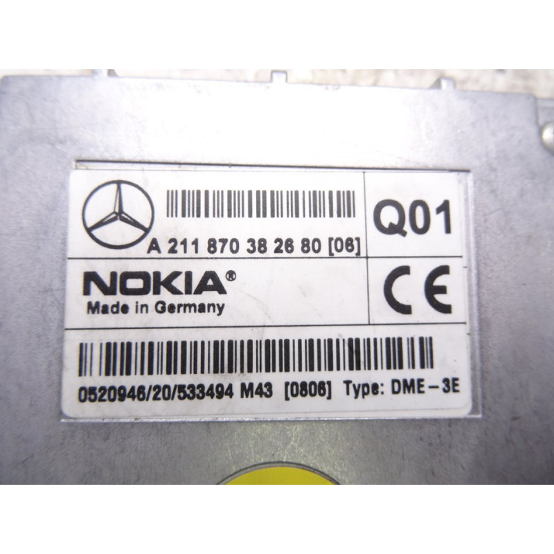 A211870382680 MODULO ELECTRONICO MERCEDES-BENZ CLASE E (BM 211) BERLINA E 270 CDI (211.016) 2003 A211870382680 215735 MERCEDES-B