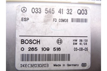 0335454132 CENTRALITA ABS MERCEDES-BENZ CLASE E (BM 211) BERLINA E 270 CDI (211.016) 2003 0335454132 215734 MERCEDES-BENZ - 2