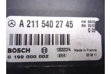 A2115402745 MODULO ELECTRONICO MERCEDES-BENZ CLASE E (BM 211) BERLINA E 270 CDI (211.016) 2003 A2115402745 215733 MERCEDES-BENZ 
