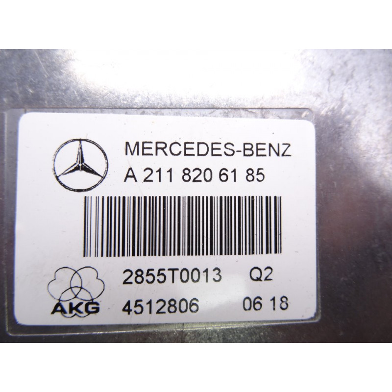 A2118206185 MODULO ELECTRONICO MERCEDES-BENZ CLASE E (BM 211) BERLINA E 270 CDI (211.016) 2003 A2118206185 215732 MERCEDES-BENZ 