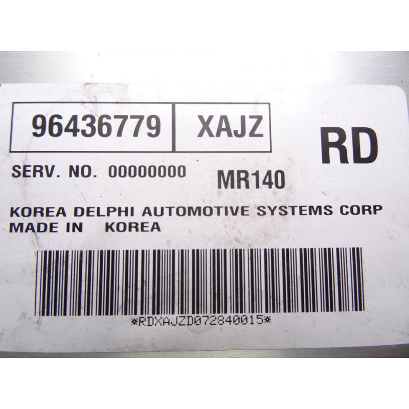 96436779 CENTRALITA MOTOR UCE CHEVROLET AVEO BERLINA