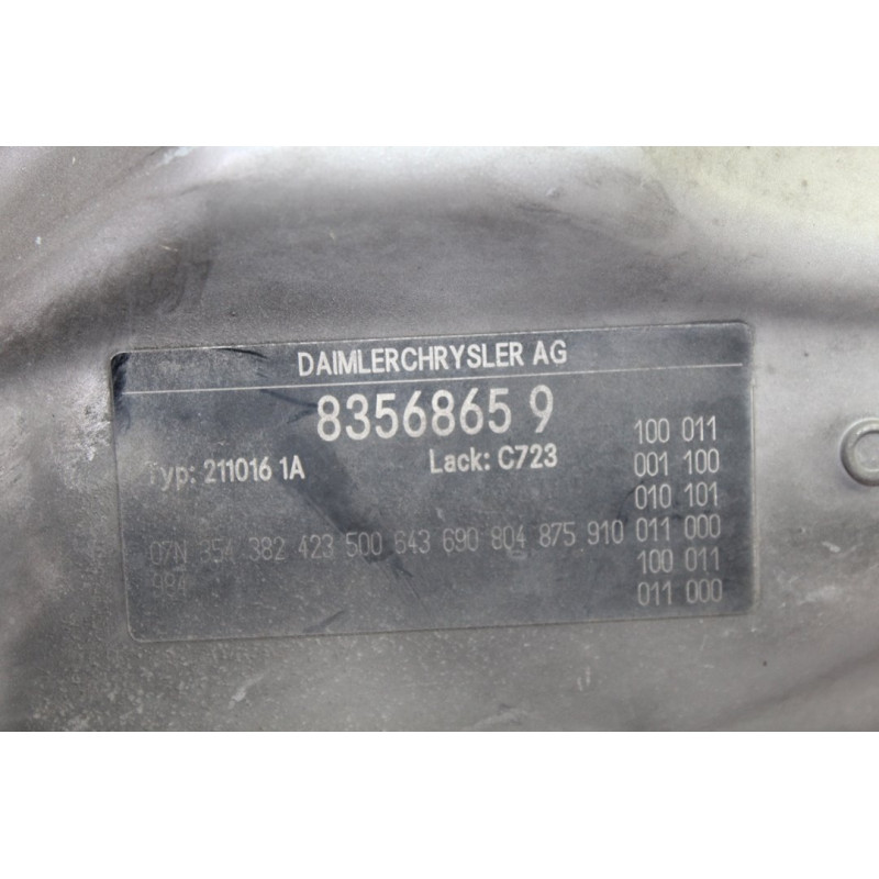 GRIS CAPO MERCEDES-BENZ CLASE E (BM 211) BERLINA E 270 CDI (211.016) 2003 GRIS 215707 MERCEDES-BENZ - 3