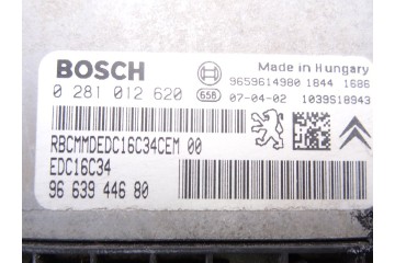 9663944680  CENTRALITA MOTOR UCE PEUGEOT PARTNER (S2) Combiespace 2007 9663944680 215928 PEUGEOT - 2