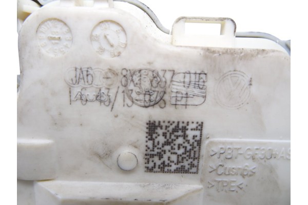 8X1837016  CERRADURA PUERTA DELANTERA DERECHA AUDI A3 SPORTBACK (8VA) Ambiente 2013 8X1837016 216035 AUDI - 2