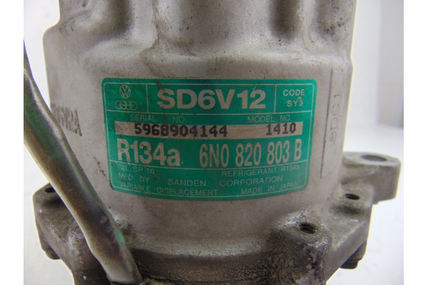 1J0820803B  COMPRESOR AIRE ACONDICIONADO SEAT IBIZA (6K1) Stella 2000 1J0820803B 189649 SEAT - 4