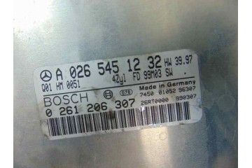 A0265451232  CENTRALITA MOTOR UCE MERCEDES-BENZ CLK (BM 208) COUPE 230 Compressor (208.347) 1999 A0265451232 186422 MERCEDES-BEN