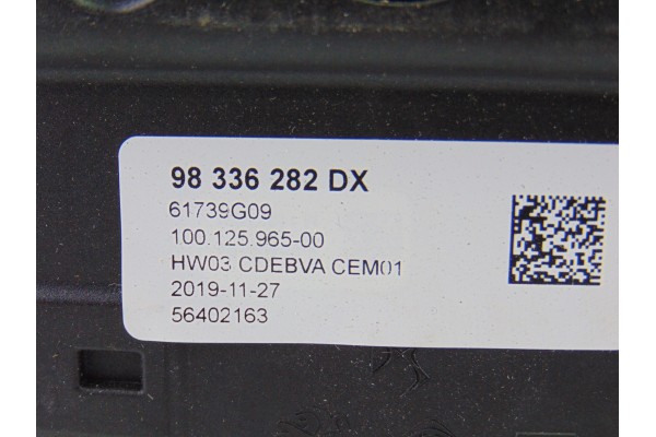 98336282DX PALANCA CAMBIO PEUGEOT 3008