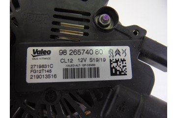 9826574080  ALTERNADOR DS 3 CROSSBACK Performance Line 9826574080 196686 DS - 5