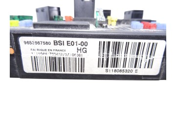 9653667580 CAJA RELES / FUSIBLES PEUGEOT PARTNER (S2)
