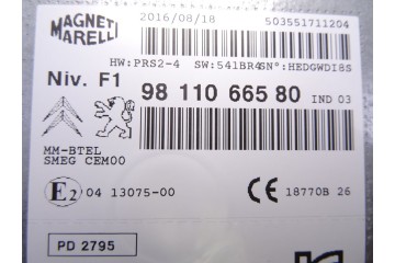 9811066580 SISTEMA NAVEGACION GPS PEUGEOT 208