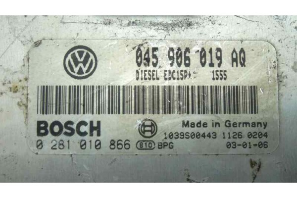 045906019AQ CENTRALITA MOTOR UCE VOLKSWAGEN POLO IV (9N1)