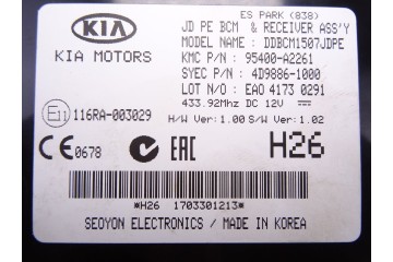 95400A2261 MODULO ELECTRONICO KIA CEED (JD)