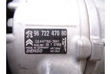 9672247080  COMPRESOR AIRE ACONDICIONADO PEUGEOT 208 Style 2016 9672247080 216273 PEUGEOT - 4