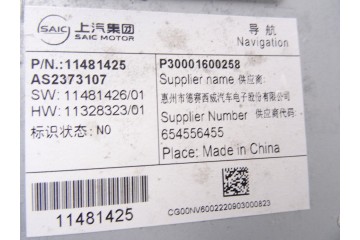 11481425 SISTEMA NAVEGACION GPS MG HS LUXURY 2023 11481425 216338 MG - 1