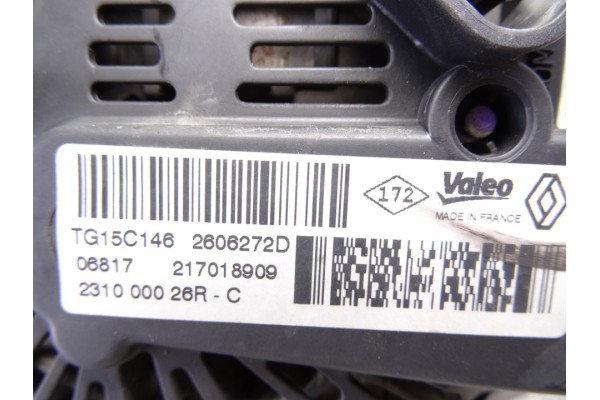 231000026R  ALTERNADOR RENAULT KANGOO II (F/KW0) Profesional 17 231000026R 216378 RENAULT - 3