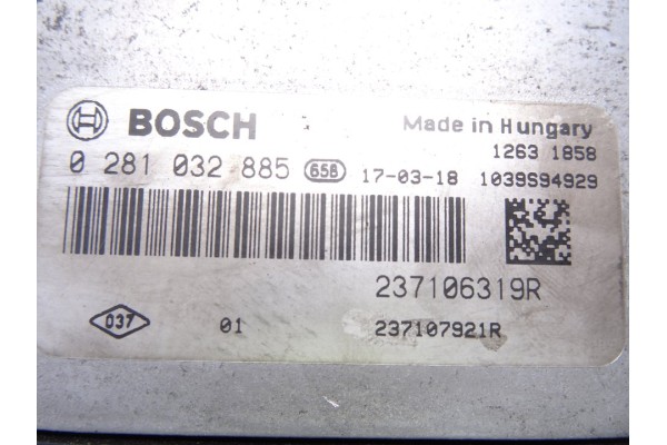 237106319R  CENTRALITA MOTOR UCE RENAULT KANGOO II (F/KW0) Profesional 17 237106319R 216405 RENAULT - 2