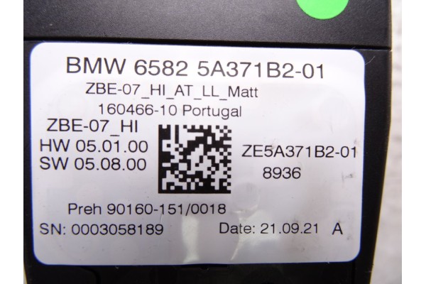 5A371B2 MANDO MULTIFUNCION BMW SERIE X4 (G02) M40 I 2021 5A371B2 216507 BMW - 1