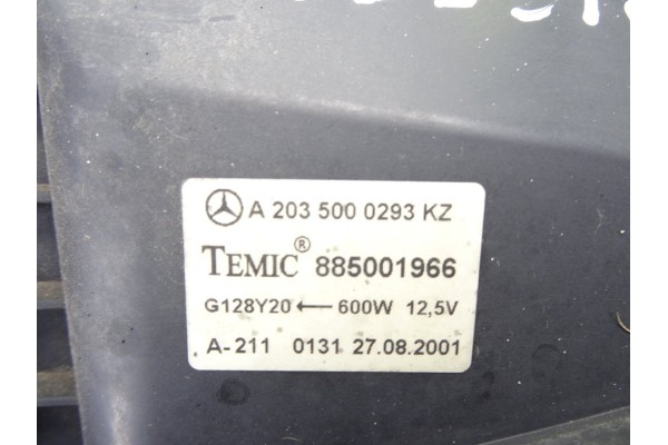 A2035000293 ELECTROVENTILADOR MERCEDES-BENZ CLASE C (BM 203) BERLINA 200 CDI (203.004) 2001 A2035000293 216584 MERCEDES-BENZ - 3
