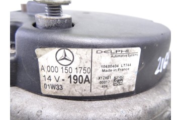 A0001501750  ALTERNADOR MERCEDES-BENZ CLASE C (BM 203) BERLINA 200 CDI (203.004) 2001 A0001501750 216569 MERCEDES-BENZ - 2