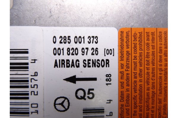 0018209726  CENTRALITA AIRBAG MERCEDES-BENZ CLASE C (BM 203) BERLINA 200 CDI (203.004) 2001 0018209726 216581 MERCEDES-BENZ - 1