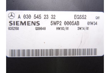 A0305452332 CENTRALITA CAMBIO AUTOMATICO MERCEDES-BENZ CLASE C (BM 203) BERLINA 200 CDI (203.004) 2001 A0305452332 216583 MERCED