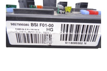 9657999380  CAJA RELES / FUSIBLES CITROEN C3 1.1 SX 2003 9657999380 216615 CITROEN - 2