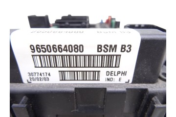 9650664080  CAJA RELES / FUSIBLES CITROEN XSARA BERLINA 1.6 16V Chrono 2003 9650664080 216678 CITROEN - 1