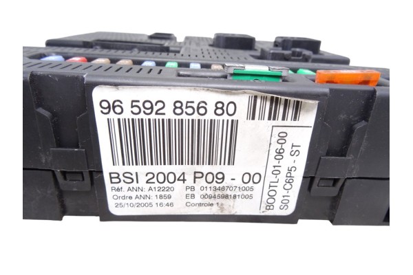 9659285680  CAJA RELES / FUSIBLES CITROEN C3 1.1 Collection 2005 9659285680 216688 CITROEN - 1