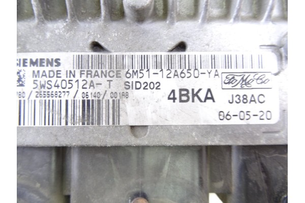 6M5112A650YA  CENTRALITA MOTOR UCE FORD FOCUS BERLINA (CAP) Ambiente (D) 2006 6M5112A650YA 216746 FORD - 1