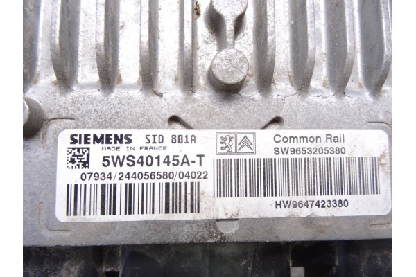 9653205380  CENTRALITA MOTOR UCE PEUGEOT 307 (S1)(04.2001) XR 2004 9653205380 216774 PEUGEOT - 2