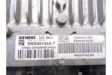 9653205380  CENTRALITA MOTOR UCE PEUGEOT 307 (S1)(04.2001) XR 2004 9653205380 216774 PEUGEOT - 2