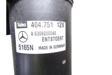 A6398200040  MOTOR LIMPIA DELANTERO MERCEDES-BENZ VITO FURGÓN (639) 109  CDI  Compacto  (639.601) 2005 A6398200040 216851 MERCED