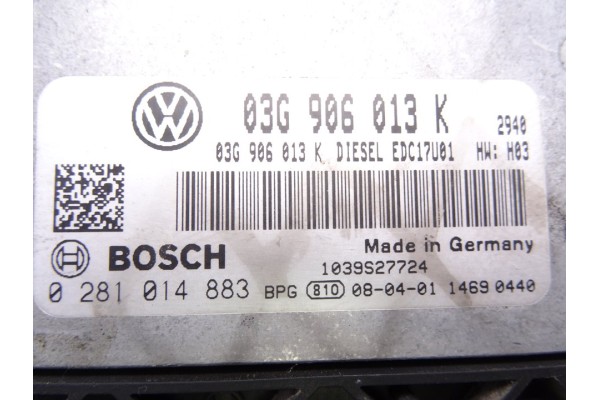 03G906013K  CENTRALITA MOTOR UCE SEAT IBIZA BERLINA (6J5) Reference 2008 03G906013K 216884 SEAT - 2