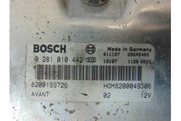 8200199726  CENTRALITA MOTOR UCE RENAULT SCENIC I (JA...) 1.9 DCI Authentique 8200199726 186264 RENAULT - 1