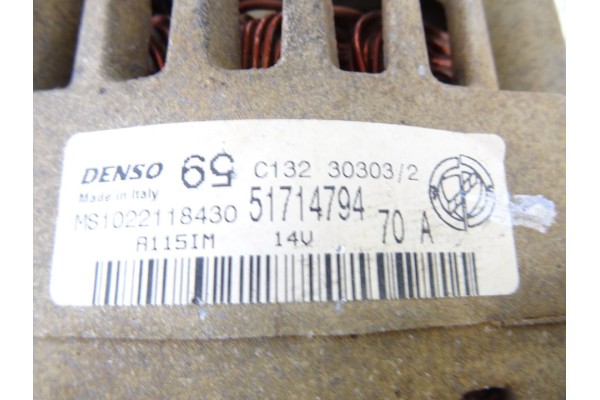  ALTERNADOR FIAT II PUNTO (188) BERLINA 1.2 8V Dynamic 2004 216962 FIAT - 4