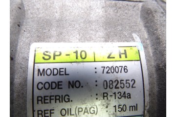 720076 COMPRESOR AIRE ACONDICIONADO CHEVROLET KALOS 1.2 S (D/A) 2005 720076 216990 CHEVROLET - 2