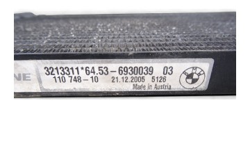 6930039 CONDENSADOR / RADIADOR  AIRE ACONDICIONADO BMW SERIE 3 BERLINA (E90) 318d 2006 6930039 217037 BMW - 2