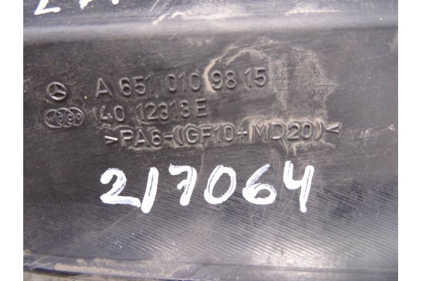 A6510109815 TAPA MOTOR MERCEDES-BENZ CLASE CLA (BM 117) CLA 200 CDI (117.301) 2014 A6510109815 217064 MERCEDES-BENZ - 3