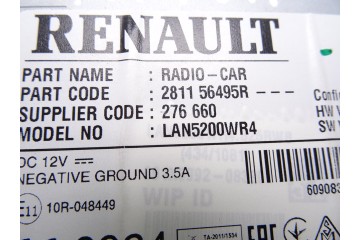 281156495R SISTEMA NAVEGACION GPS RENAULT CAPTUR I Adventure 2016 281156495R 215431 RENAULT - 2