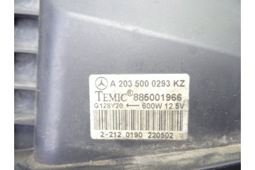 A2035000293  ELECTROVENTILADOR MERCEDES-BENZ CLASE C (BM 203) SPORTCOUPE C 220 CDI (203.706) 2002 A2035000293 217151 MERCEDES-BE